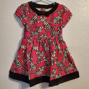 NWT Gymboree Toddler Girl Leopard Cat Dress 2T
